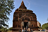 Old Bagan Myanmar. Nat-hlaung-kyaung. Dedicated to the Hindu deity Vishnu, it is the earliest surviving temple in Bagan. 